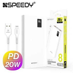 보조배터리 휴대폰 휴대용 스마트폰 충전기 스피디 슬림핏 10000mAh 케이블포함