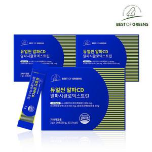 베스트오브그린 듀얼씬 알파CD 알파시클로덱스트린 30포 3박스 총90포