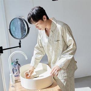 갤러리아_바풀 남성잠옷 순면 잠옷 남성 파자마 세트 CA5M25416