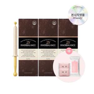 ★20%더블 할인&적립★[질경이] 에센스형 여성청결제 2X 이너밸런스(3P) x3개+중형(4개입) x2개+페미닌티슈