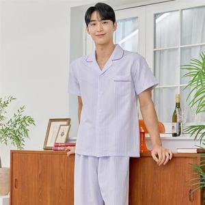 갤러리아_바풀 남성잠옷 파자마 여름 반팔 잠옷 상하 CA5N24016