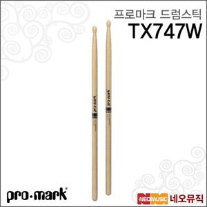 프로마크 TX747W 드럼스틱 /PROMARK DRUM STICK/클래식 포워드 5A 히코리 우드팁