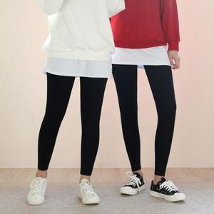 [퍼스트클로]여성 빅사이즈 F~7XL 키별맞춤 면스판 레깅스 데일리룩 사계절용 8/10부 쫄바지 밴딩 실내복..