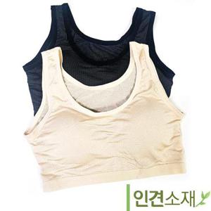[마이핏]패드일체형 여자 인견브라 빅사이즈 브라 여름속옷 2종세트