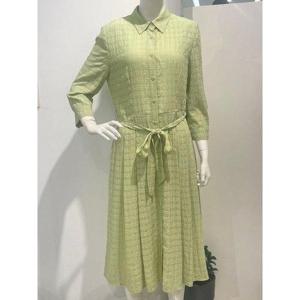 갤러리아_안지크(24S/S 50%할인)여름원피스 스텐카라 혼방롱원피스 (AI2OP11