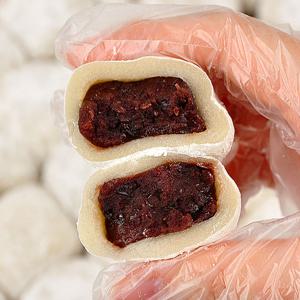 [팜투맘]찹쌀떡 1.4kg (40g 35개입) 모찌떡 팥떡 식사대용 선물 냉동떡