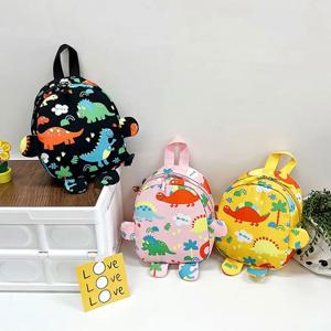 귀여운 만화 공룡 아기 백팩, 유치원 책가방, 소년 소녀 책가방, 조절 가능한 동물, 어린이 배낭