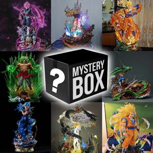 드래곤 볼 피규어 미스터리 애니메이션 박스 블라인드 럭키 박스 Goku Frieza Vegeta Broly Super Saiyan