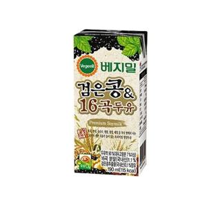 베지밀 검은콩과16곡 두유 190ml x 72팩