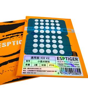 새로운 오리지널 Esports 타이거 마우스 스케이트 마우스 피트 ICE Universal 40 개/대 게임용 마우스 용 DIY 도트 6.5mm 7mm
