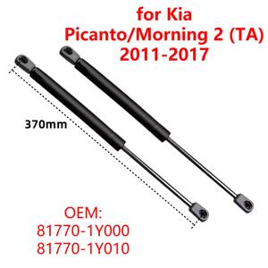 Kia Picanto/Morning 2 (TA) Hatchback 2011-2017 용 2Pcs 81770-1Y000 자동차 뒷 트렁크 부트 테일 게이트 가스 스트럿 리프트 지지대