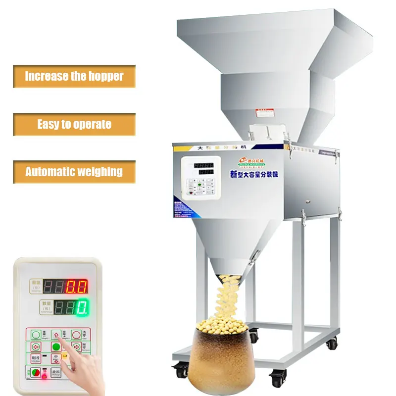 자동 계량 랙 머신 50-5000g/20-3000g 과립 분말 포장 충전 기계 (비즈니스 및 산업용)