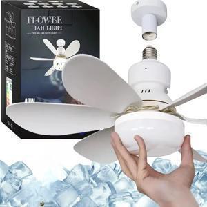 30W 천장 선풍기 조명 E27, 리모컨 LED 디밍 기능 포함, 거실, 서재 및 가정용으로 적합, 85-265V