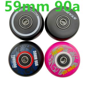 어그레시브 스케이트 휠 59x24mm 90A 59mm 90a 4개/세트