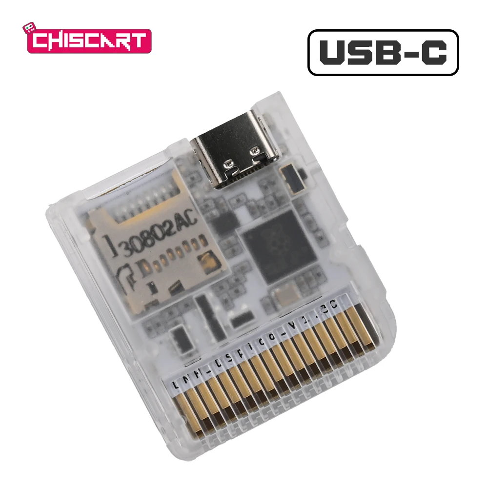 치스카트 DSpico USB C 버전 게임 카트리지 (닌텐도 DS, NDSL, DSi, 3DS 콘솔용)