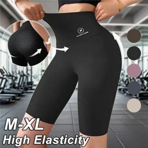 M-XL 여성용 스포츠 반바지, 여성용 신상 사이클링 조깅 피트니스 하이웨이스트 푸쉬업 짐 반바지 레깅스 요가복