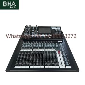 BHA T-16 16채널 디지털 오디오 믹서 (내장 컴프레서 리미터 포함) IOS 안드로이드 윈도우 지원 12년 공장 OEM CE FCC 인증