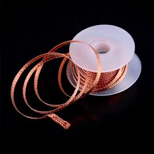 1.0-4.0mm 길이 용접 와이어 디솔더링 메쉬 브레이드 테이프 구리 용접 포인트 솔더 제거 와이어 수리 도구