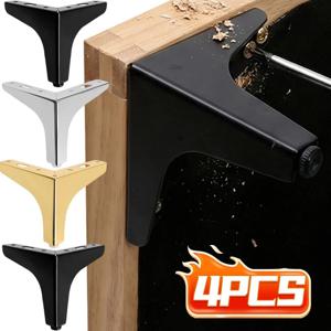 금속 가구 다리 교체용 발판 골드 블랙 실버 스틸 발 받침대 소파 테이블 캐비닛 TV 스탠드 DIY 하드웨어 지지대