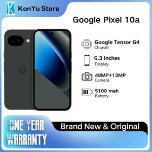 구글 픽셀 10a 5G 스마트폰 오리지널 언락 6.3인치 120Hz OLED 텐서 G4 5100mAh 30W 고속 충전 안드로이드 16 IP68 글로벌