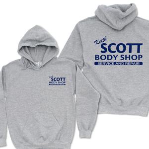 대중 문화 셔츠 Keith Scott Body Shop 2 사이드 까마귀 원 힐 셔츠 OTH 셔츠 streetwear 여성 의류 긴 소매 후드