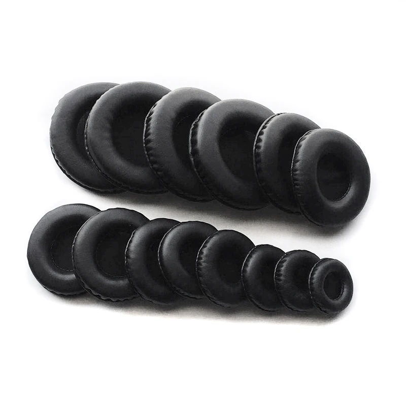 소프트 PU 이어패드 45MM-110MM 폼 이어패드 60mm 70mm 쿠션 소니, AKG, 젠하이저, ATH, 필립스 헤드폰용
