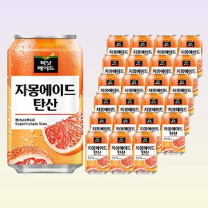 미닛메이드 자몽에이드 탄산 355ml x 24캔
