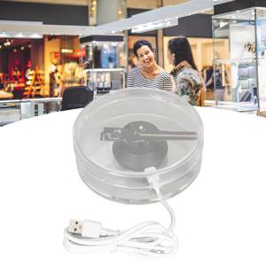 WiFi 3D 홀로그램 팬 48 LED WiFi 앱 원격 제어 내장 스피커 홀로그래픽 광고 디스플레이 (메모리 카드 포함, 윈도우용)
