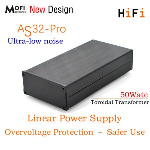새로운 디자인 AS32-Pro 50VA HiFi 초저소음 선형 전원 공급 장치 DC 5V/9V/12V/15V/18V/19V/24V LPS