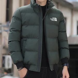 2026 남성 가을 겨울 스탠드 칼라 재킷 패션 방풍 보온 코튼 패딩 코트 아웃도어 캐주얼 지퍼 클로저 숏 파카