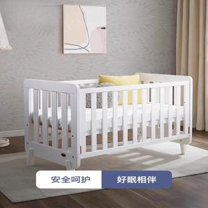 원목 신생아 침대, 다기능 침대, 퀸 사이즈 침대와 결합 가능한 조절식 하바오 가드레일 침대
