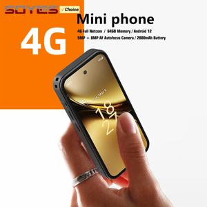 소예스 Q333 미니 4G 스마트폰 3.97인치 HD MT6762 4GB 램 64GB 롬 8MP 듀얼심 안드로이드 12.0 얼굴인식 포켓 휴대폰