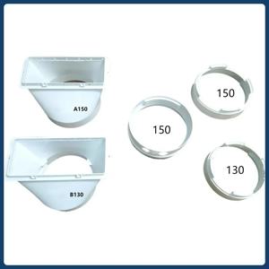 1PC 호스 튜브 커넥터 휴대용 에어컨 배기 덕트 인터페이스 15cm 13cm 하이얼 이동식 에어컨 호스 부품용