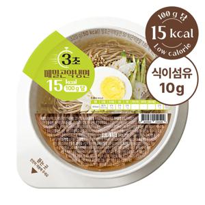 오늘부터 3초 메밀곤약냉면 320g 바로먹는 50kcal 물냉면 간편식 즉석 발효곤약 모밀 저칼로리 다이어트 한끼
