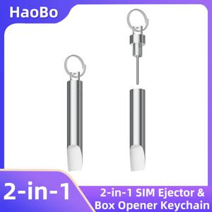 2-in-1 SIM 카드 제거 키체인 알루미늄 합금 박스 오프너 휴대용 스크류드라이버 미니 휴대폰 개봉 도구
