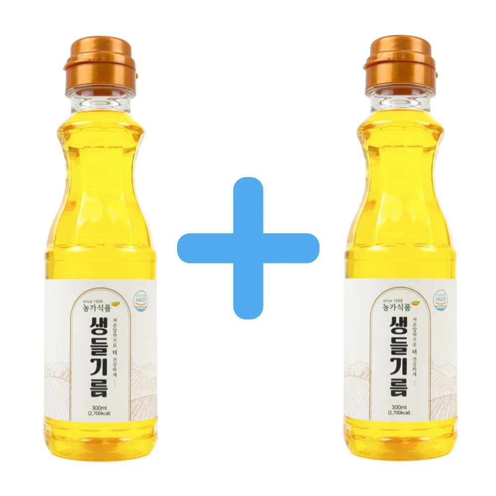 [1+1] 농가식품 저온압착 생들기름300ml
