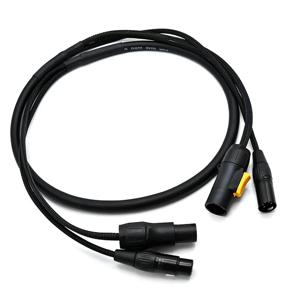 IP65 True1 파워콘 5핀 DMX 콤보 케이블 1m 1.5m 2m 3m 5m 트루 원 파워 데이터 하이브리드 케이블 야외 무대 조명용