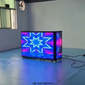 공장가 DJ 부스 LED 스크린 풀컬러 접이식 LED DJ 부스 디스플레이 스크린 (뮤직 페스티벌, 나이트 바용)