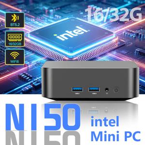 Windows11 Pro 미니 PC 휴대용 게이밍 인텔 N150 16/32GB RAM WIFI6 BT5.2 4K 1/2TB SSD 1000Mbps 미니 게이머 컴퓨터 PC