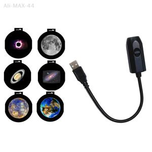 USB 달 지구 360도 프로젝션 램프 별이 빛나는 하늘 야간 조명 어린이를위한 원격 제어 침실 생일 선물 홈 분위기