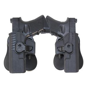 G17 19 9MM 사냥용 퀵 락킹 벨트 권총 홀스터, 오른손/왼손용 전술 권총 케이스, 사냥 및 사격용