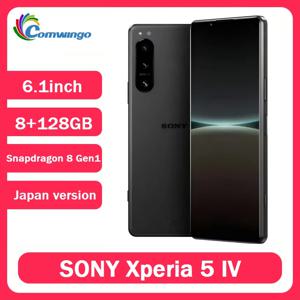 중고 소니 엑스페리아 5 IV 5G 6.1인치 OLED 스크린 8GB+128GB 일본판 스냅드래곤 8 Gen 1 옥타코어 지문인식 안드로이드 NFC 휴대폰