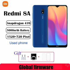 글로벌 펌웨어 샤오미 레드미 8A 스마트폰 4G 64G 5000mAh 6.22인치 스냅드래곤 439 12MP 18W 얼굴인식 중고폰