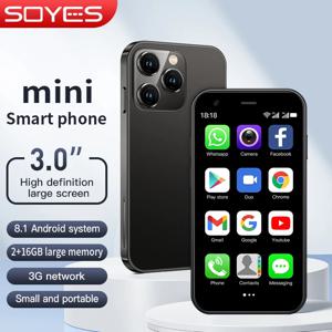 ONEMYTH SOYES XS15 미니 스마트폰 안드로이드 8.1 WCDMA 3G 2GB RAM 16GB ROM 블루투스 WIFI 듀얼 심 카드 Samall 휴대폰