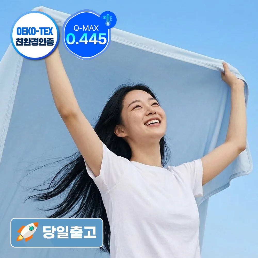 [아이스브릭] thezari 더자리 냉감 시원한 여름쿨링 홑이불 SS/Q (6color)