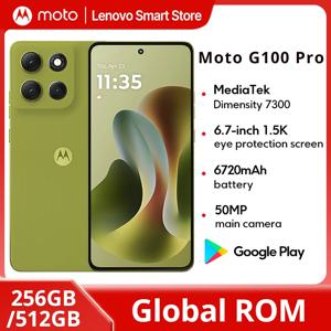 모토로라 모토 G100 프로 스마트폰 디멘시티 7300 글로벌롬 6.7인치 1.5K pOLED 120Hz 디스플레이 50MP AI 카메라 6720mAh 휴대폰