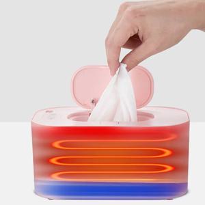내구성이 뛰어난 플라스틱 물티슈 워머, 일정한 온도, 대용량 물티슈 보온병, USB 전원 물티슈 가열 박스
