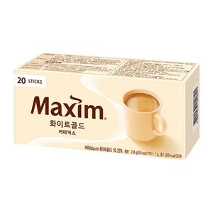 맥심 화이트골드 커피믹스 20T 1통 인스턴트 커피 품목 번호 1000000000003