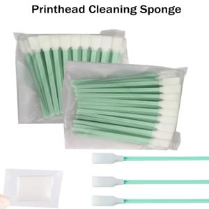 500PCS 50PCS 100PCS 엡손 롤랜드 미마키 무토 HP 캐논 청소 도구 프린트 헤드 청소 스폰지 용 청소 스폰지