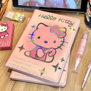 1pcs A6 귀여운 노트 귀여운 고양이 키티 일기 학생 노트 색칠 페이지 책 만화 학생 문구